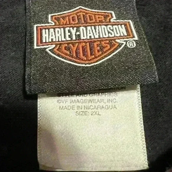 Harley Davidson Motorcycles Graphic Tee T shirt size 2XL XXL Biker Bikercore - Picture 4 of 8